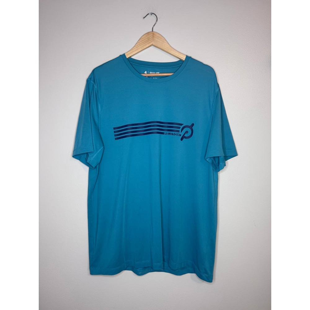 Fourlaps‎ x Peloton Performance Athletic T Shirt Blue XL